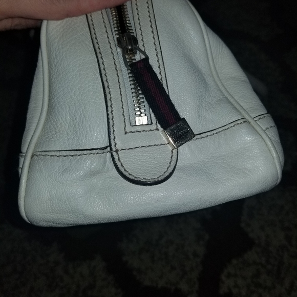 💌Gucci Off White Princy Boston Leather Handbag - Picture 2 of 15